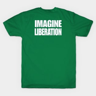 IMAGINE LIBERATION - Redo - White - Double-sided T-Shirt